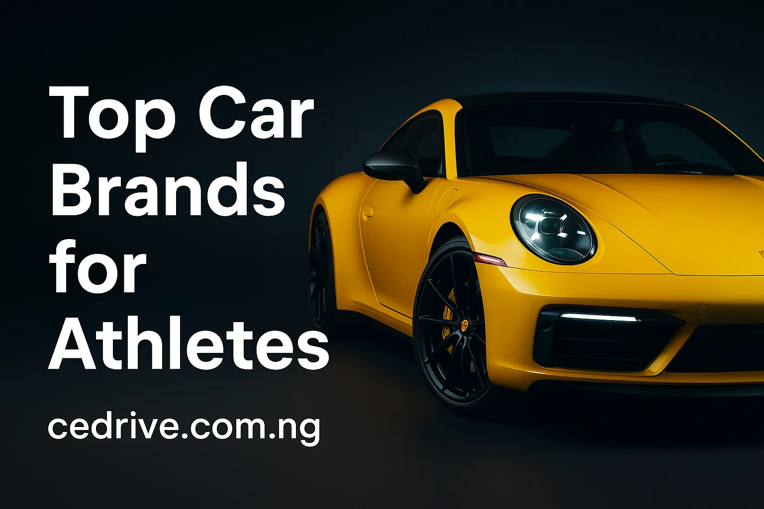 Top Car Brands for Athletes