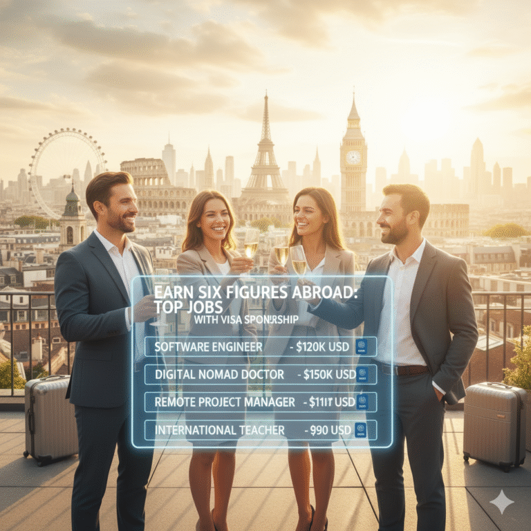 Earn Six Figures Abroad Highest Paying Jobs With Visa Sponsorship
