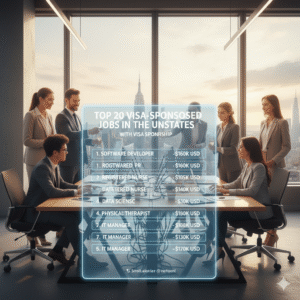 Top 20 Visa-Sponsored Jobs in the United States