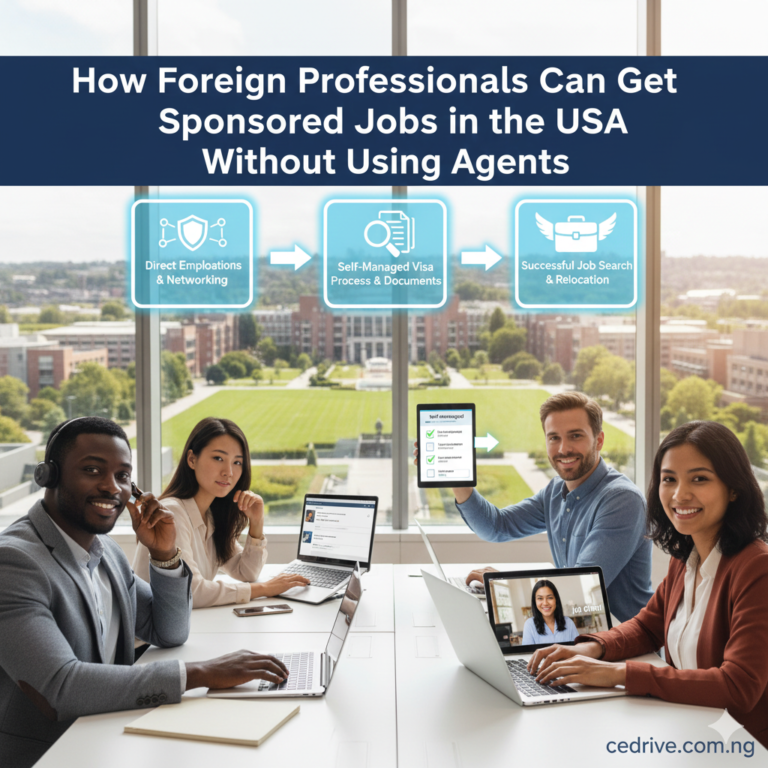 How Foreign Professionals Can Get Sponsored Jobs in the United States Without Using Agents