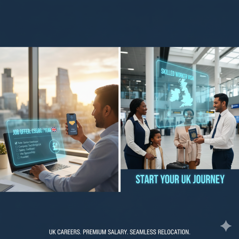 How to Move to the United Kingdom with a £55,000 Job Offer Under the Skilled Worker Visa