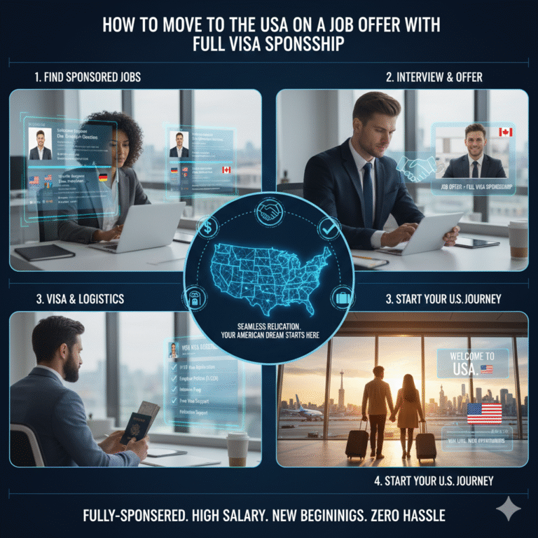 How to Move to the United States on a Job Offer with Full Visa Sponsorship