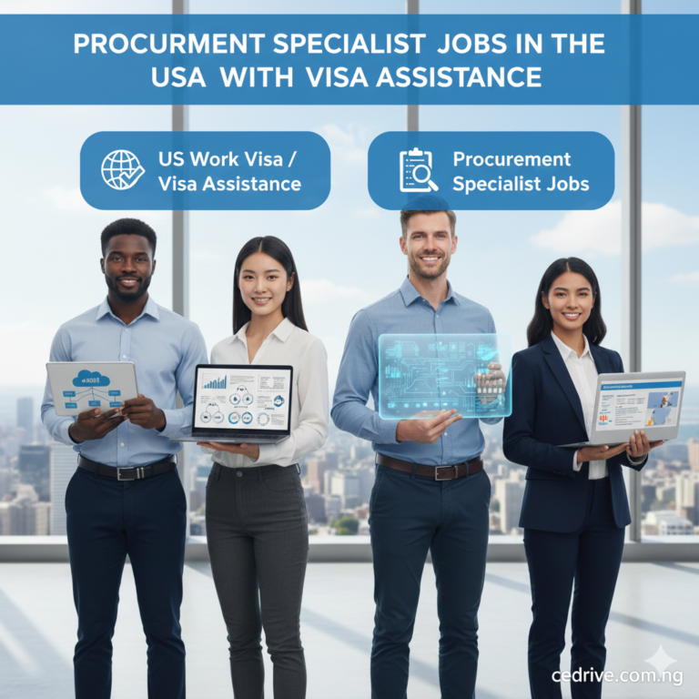 Procurement Specialist Jobs in the United States with Visa Assistance